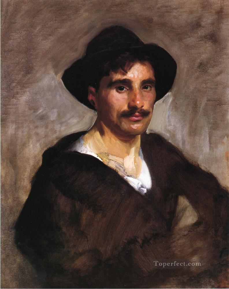 Retrato de gondolero John Singer Sargent Pintura al óleo